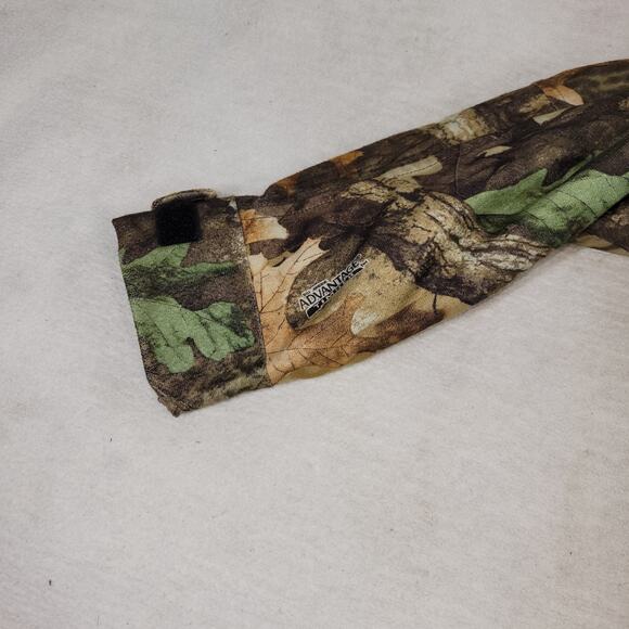 Vintage Field & Stream Jacket Mens Sz Medium Hunting Camo Grunge Y2k Woodlands - Picture 15 of 16